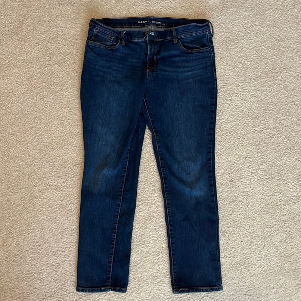 Petite dark denim pants size 12!